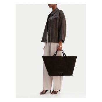 Geanta dama -  piele naturala - maro - One Size INTL