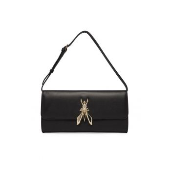 Geanta dama -  piele naturala - neagra - One Size INTL