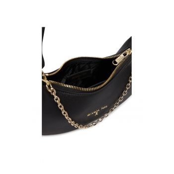 Geanta dama -  piele naturala - neagra - One Size INTL