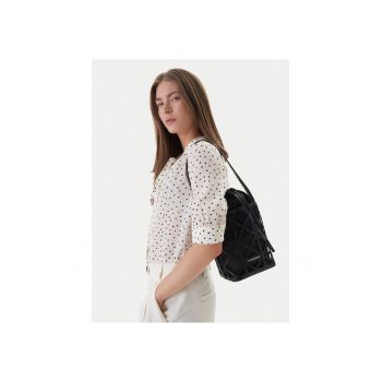 Geanta dama -  piele naturala - negru - One Size INTL