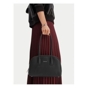 Geanta dama -  piele naturala - negru - One Size INTL