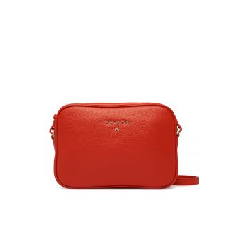 Geanta dama -  piele naturala - portocalie - One Size INTL