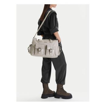 Geanta dama -  tkanina - gri - One Size INTL