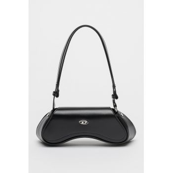 Geanta de piele Play - Negru