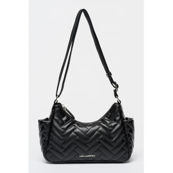 Geanta de umar cu aspect matlasat Brick - Negru