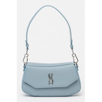 Geanta de umar eleganta - Albastru prafuit - 15x27x7