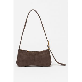 Geanta din material textil cu bareta de umar Btanzie - Maro inchis