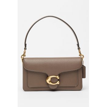 Geanta din piele cu bareta de umar Tabby - Maro