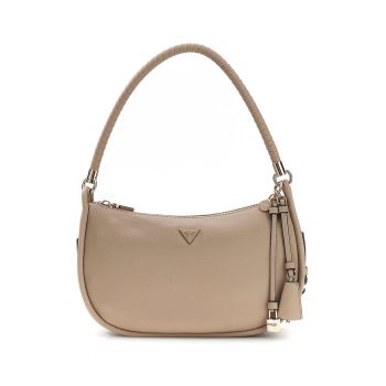 Geanta din piele ecologica cu bareta de umar Danya - Maro nisip