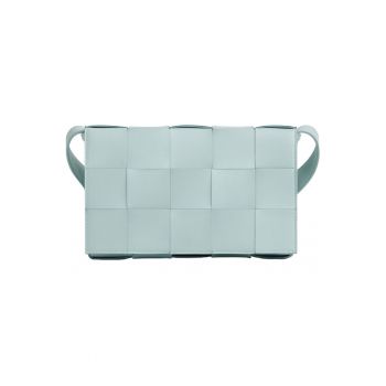 Geanta din piele naturala cu model impletit Cassette