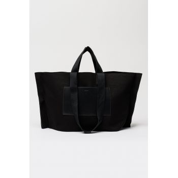 Geanta shopper de panza Lutece - Negru stins