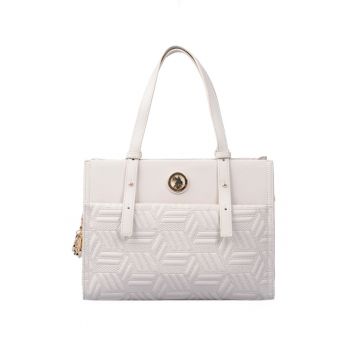 Geanta tote de piele ecologica - Crem