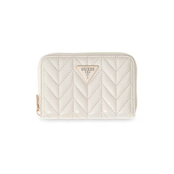 Portofel cu logo Cheryl - Alb fildes