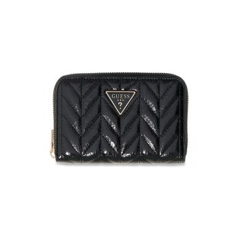 Portofel cu logo Cheryl - Negru