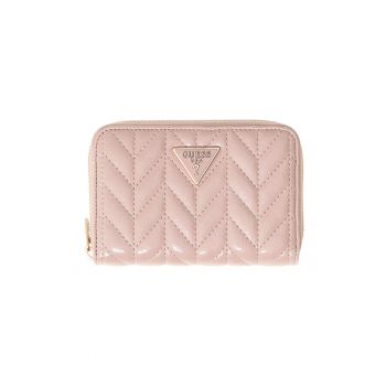 Portofel cu logo Cheryl - Roz deschis