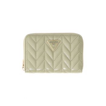 Portofel cu logo Cheryl - Verde pal