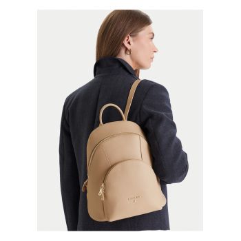 Rucsac dama -  piele naturala - bej - One Size INTL