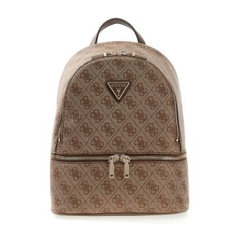 Rucsac de piele ecologica cu barete ajustabile Follie - Maro deschis