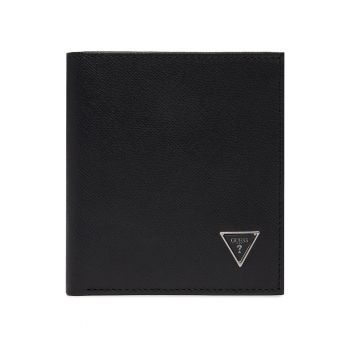 Set portofel si breloc -  piele ecologica - negru - One Size INTL