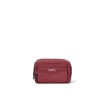 Borseta cu logo metalic Valerian - Visiniu