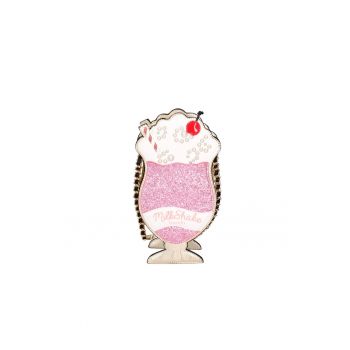 BRACCIAINI - Geanta crossbody in forma de bomboana cu bareta lant - Bej/Roz