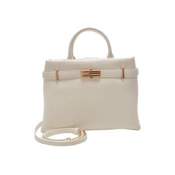 Geanta ALDO alba, 14217074, din piele ecologica