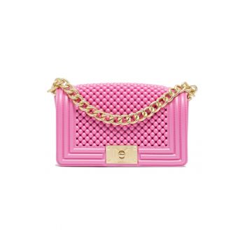 Geanta crossbody cu bareta din lant