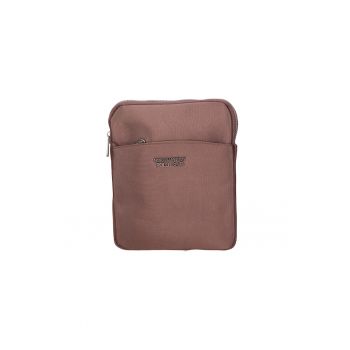 Geanta crossbody cu logo - Maro