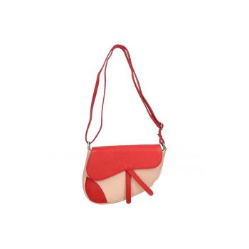 Geanta crossbody din piele cu bareta ajustabila