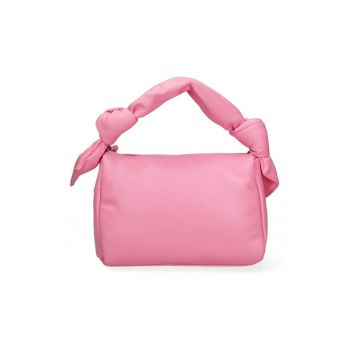 Geanta de piele ecologica cu maner - Fucsia