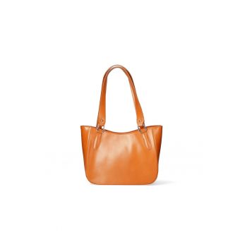 Geanta din piele cu bareta ajustabila de umar