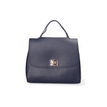 Geanta din piele ecologica cu maner si clapa