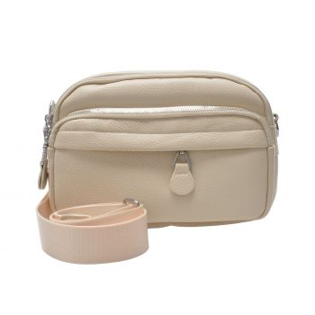 Geanta FLAVIA PASSINI alba, 9468, din piele ecologica