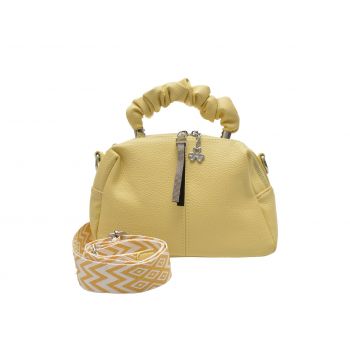 Geanta FLAVIA PASSINI galbena, 6625, din piele ecologica