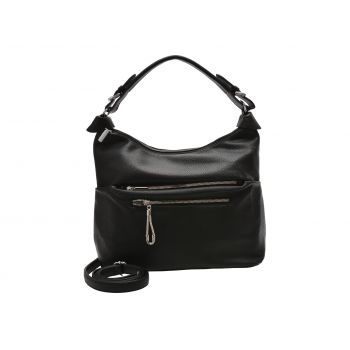 Geanta FLAVIA PASSINI neagra, 397, din piele ecologica