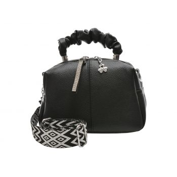 Geanta FLAVIA PASSINI neagra, 6625, din piele ecologica
