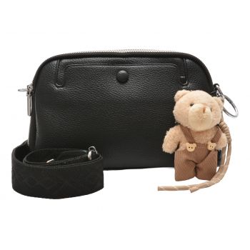 Geanta FLAVIA PASSINI neagra, 718, din piele ecologica