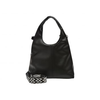 Geanta FLAVIA PASSINI neagra, 8454, din piele ecologica