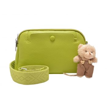 Geanta FLAVIA PASSINI verde, 718, din piele ecologica