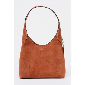 Geanta piele Brooklyn 28wqdwqf - Caramiziu - 28 x 28 x 8 cm