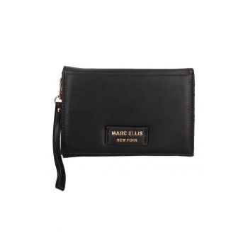 Geanta plic de piele ecologica - Negru