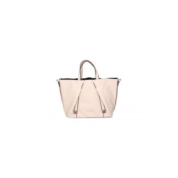 Geanta shopper de piele ecologica cu etui detasabil