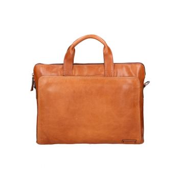Geanta unisex de piele pentru laptop