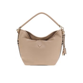 Geata hobo din piele ecologica Danya - Maro nisip