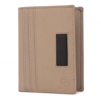 Portofel barbati Ronno, Anghel PT1444, piele naturala, Bej