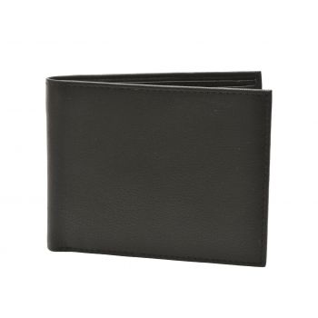 Portofel negru, 11009, din piele naturala