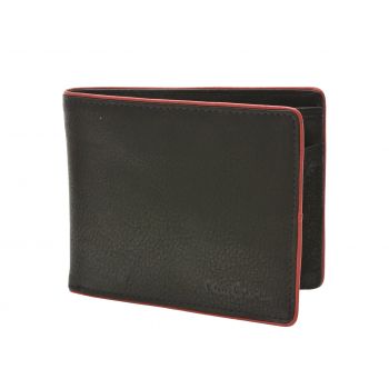 Portofel negru, 8805, din piele naturala