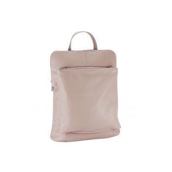 Rucsac roz din piele naturala 2 in1 negru 1441 123 19979 - Roz