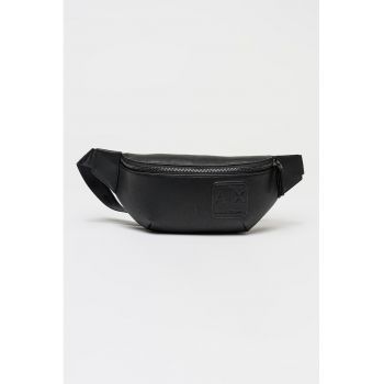 Borseta cu logo - Negru