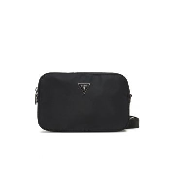 Geanta barbati  model PMMINY P5245 - neagra - din material textil